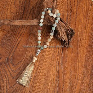 Lujo hecho a mano musulmán hecho a mano agua cuerno de búfalo cuentas de oración 33/100 tacto Real antiguo imitación antioxidante Rosario Tasbih - Product Image 6