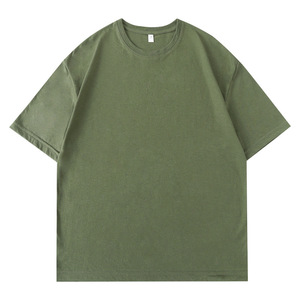 เสื้อยืดผู้ชายสีพื้นไซส์ใหญ่ ผ้าคอตตอนหวี 180 กรัม ปักโลโก้ตามสั่ง ผลิตในจีน ราคาโรงงานบังกลาเทศ รับผลิตแบบ OEM - Product Image 5