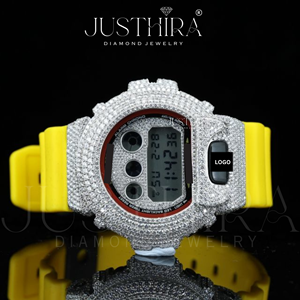 นาฬิกาเพชรโมอิสซาไนต์คุณภาพเยี่ยม ดีไซน์หรูหราสำหรับผู้หญิง สายแบบกำไลข้อมือประดับเพชรระยิบระยับ พร้อมจำหน่าย - Product Image 2