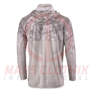 Sudadera de Pesca Transpirable con Estampado Digital Personalizado para Hombre, Sudadera de Pesca con Diseño de Camuflaje por Sublimación Personalizada para Hombre - Product Image 4