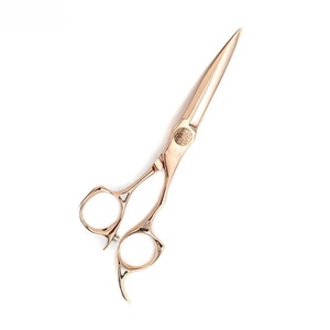 Ciseaux à cheveux Ryzer Studio en acier inoxydable pour droitiers, à pointe affûtée, manche long, en plastique, non pliables, pour usage en salon - Product Image 4