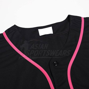 เสื้อเบสบอลเนื้อผ้าตาข่ายระบายอากาศได้ดี น้ำหนักเบา สวมใส่สบาย เหมาะสำหรับทีม ใช้สำหรับการฝึกซ้อมกลางแจ้ง ผลิตจากผ้าเนื้อนุ่ม - Product Image 3