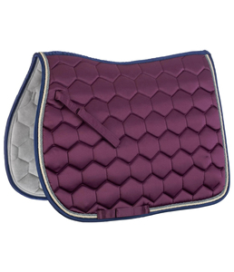 Tapis de selle d'équitation matelassé en tissu polyester personnalisé, tapis de selle anglais sur mesure pour cheval - Product Image 5