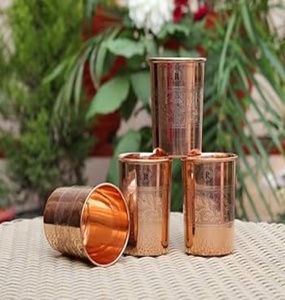 Fabricant et exportateur en gros de verres en cuivre, emballage personnalisé, marquage, exportation, vaisselle réutilisable, durable, approvisionnement mondial - Product Image 1