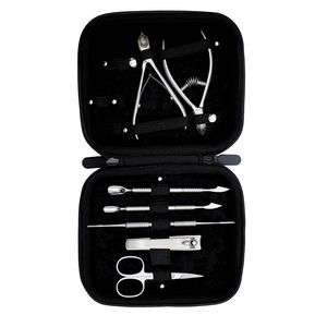 Outils de coupe-ongles professionnels en acier inoxydable de haute qualité, étiquette privée, ensemble de manucure et pédicure, nouveau kit de manucure professionnel - Product Image 1
