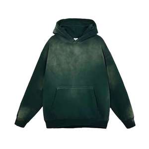 เสื้อฮู้ดดี้โอเวอร์ไซส์ สีพื้น มีกระเป๋า ผ้าฟลีซ ผ้าฝ้าย สวมใส่สบายๆ ในฤดูใบไม้ร่วง แขนเสื้อปกติ ผ้าถัก เสื้อฮู้ดผู้ชาย - Product Image 6