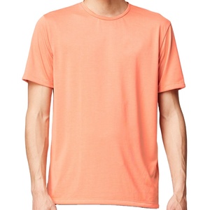 Camiseta de Diseño Superior, Camisetas de Jersey Orgánico de Alta Calidad, Camiseta de Verano de Manga Corta para Hombre, Camiseta Personalizada con Cuello Redondo de Bambú - Product Image 2