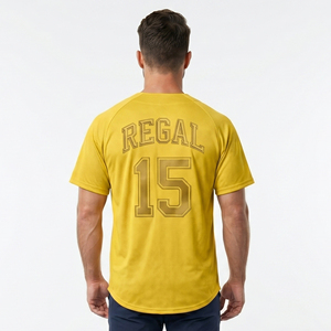 เสื้อเบสบอลผู้ชาย OEM แบบสั่งทำพิเศษ ปักลาย ปักชื่อ แขนสั้น ติดกระดุม - Product Image 2