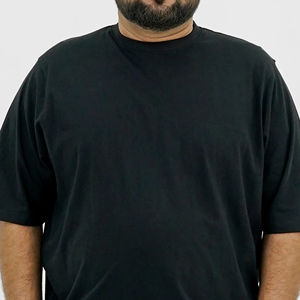 Camiseta de Algodón 100% con Impresión Digital Personalizada, de Alta Calidad, Unisex, 400 g/m², Estilo Pro Club, Talla Grande, Tejido de Punto, OEM - Product Image 6