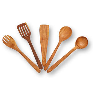 Utensilios de cocina prácticos, espátulas de madera con mango largo, herramienta de cocina al mejor precio, espátula para cocinar - Product Image 3