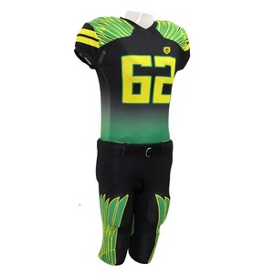Maillot de football américain et de rugby tendance : Ensemble uniforme de club personnalisé avec motifs variés et manches courtes pour le sport - Product Image 4
