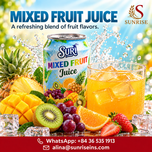 Jugo de Frutas Mixtas SURI con Naranja, Piña, Mango y Maracuyá, Lata de 330 ml, Listo para Beber, de Ho Chi Minh City - Product Image 1