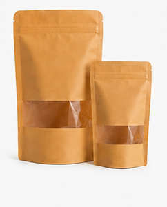 ถุงกระดาษคราฟท์พรีเมียมแบบตั้งได้สำหรับบรรจุขนม กาแฟ และอาหารแห้ง - Product Image 1