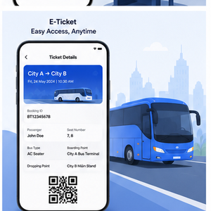 Application mobile de réservation de billets de bus intelligents, disponibilité des sièges en direct, suivi des itinéraires, réservation en ligne, gestion des voyages, Android iOS - Product Image 5