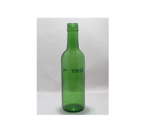 Botella de Vino de Vidrio Verde Burdeos de 375 ml para Vino Tinto, Vino Blanco, Bebidas, Licores, Vinagre, Aceite de Oliva, Envase Reutilizable, Botella Vacía - Product Image 3