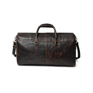 Top Quality Casual Wear Comfortable Leather Cowhide Duffle <b>Bag</b> <b>for</b> Adult New Arrival Premium Quality Leather Cowhide Duffle <b>Bag</b> - Product Image 4
