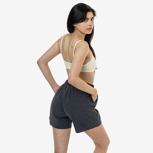 Shorts de sport en coton pour femmes, personnalisables, deux pièces, pour l'été, décontractés, pour la course et l'entraînement - Product Image 4