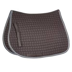 Ensemble de tapis de selle en coton assortis, faible MOQ, épaisseur 25 mm, tapis de selle de dressage avec rembourrage en mousse à mémoire de forme et doublure en maille respirante - Product Image 5