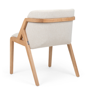 เฟอร์นิเจอร์เก้าอี้สำหรับพักผ่อนในห้องนั่งเล่นทำจากไม้สักและติดตั้งโฟมที่สะดวกสบายสำหรับการนั่ง - Product Image 3