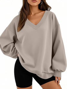 Sudadera extragrande de nuevo diseño para mujer, para uso casual, venta directa de fábrica, sudadera transpirable para mujer - Product Image 6