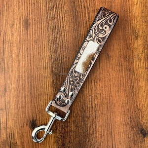 Correa de perro de entrenamiento resistente de cuero genuino de piel de vaca de alta calidad personalizada - Product Image 3