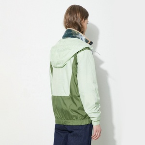 Veste coupe-vent imperméable pour femme avec logo personnalisé, doublure en lin/nylon, tissée, saison automne, service OEM pour design personnalisé - Product Image 3