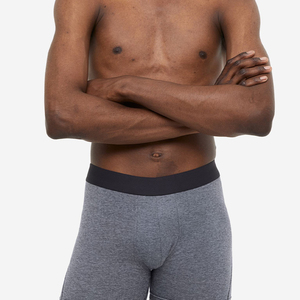 High Quality <b>Custom</b> Made Men's Mid-Rise Anti-Bacterial Knitted Spandex Underwear New Arrival Breathable Briefs <b>Boxers</b> Wholesale - Product Image 1