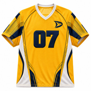 Maillot de frisbee Premium Ultimate personnalisé avec logo et numéro 3D en relief, en maille polyester légère - Product Image 2