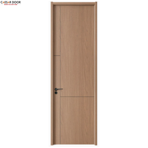 Puerta de Madera WPC para Apartamentos y Hoteles de Estilo Moderno y Minimalista, Superficie Acabada, Resistente al Agua, Decoración de Baño en Madera Compuesta, Excelente Relación Calidad-Precio - Product Image 1