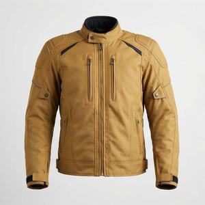 Veste de moto en cuir véritable pour homme de qualité supérieure, nouvelle arrivée, vestes de moto d'hiver, protections amovibles, personnalisables - Product Image 1
