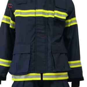 Combinaison de pompier ignifuge multi-poches personnalisée, vêtements de travail respirants et de sécurité - Product Image 4