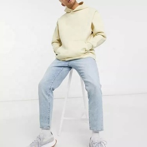 Sweat à capuche oversize pour adultes, nouveau design, manches longues, 100% coton, tissu de qualité, pour la salle de sport, mode masculine, vente en gros - Product Image 2