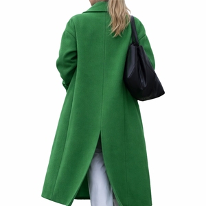 Abrigo largo tipo trench para mujer, elegante, con cinturón, cómodo, de calidad de exportación, premium, para invierno. - Product Image 3