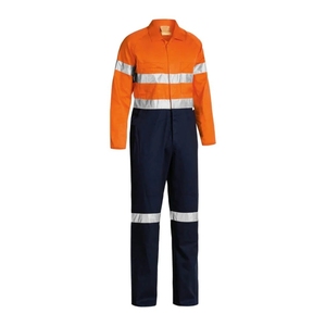 Combinaison de travail haute visibilité réfléchissante pour homme avec logo personnalisé - Product Image 5