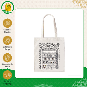 Leading Supplier Selling High Quality Daily Use <b>Canvas</b> <b>Tote</b> Bag with Fashionable Printing for Shopping at Low Price - Product Image 3
