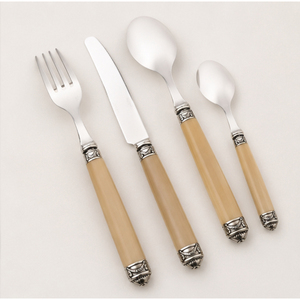 Wholesale French Style Vintage Silverware Set <b>Mirror</b> Polished Stainless Steel Luxury Cutlery for 5-<b>Star</b> Hotels and Premium Hotel - Product Image 3