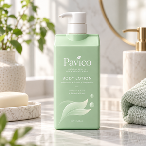 Square Lotion <b>Pump</b> <b>Bottle</b> PET Plastic Dispenser with Customized Design for Body Lotion & Body Wash Manufacturer in Vietnam - Product Image 5