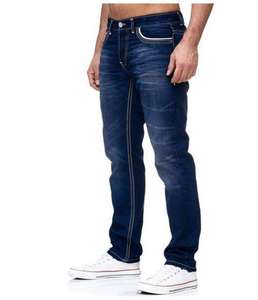 Jeans de Mezclilla para Hombre y Mujer, 100% Algodón, Secado Rápido, Corte Regular Vintage, Lavado Casual, Rectos, para Invierno y Verano, Varios Modelos - Product Image 3