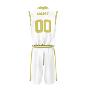 Uniformes de Baloncesto Sublimados Personalizados de Primera Calidad, Transpirables, con Impresión Personalizada, 100% Poliéster, Conjuntos de Baloncesto para Adultos - Product Image 5