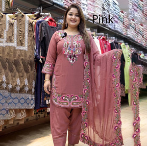 Hermoso Vestido Coreano, Conjunto Dhoti Kurta, Kurta Kurti, Ropa al por Mayor para Mujeres Pakistaníes, Traje Informal de Talla Grande - Product Image 1