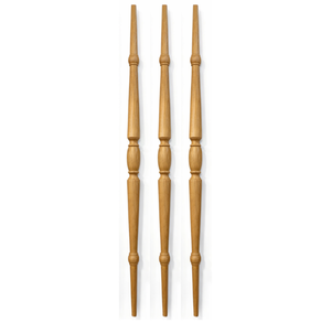 Eco-Friendly Durable High Quality Spindles for Stair Railings Modern Paintable Flooring-Mounted Oak White Balcony - Product Image 1