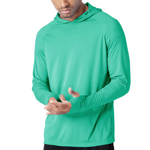 Hoodie de pêche haute performance UPF50+ anti-UV, séchage rapide, pour hommes, vente en gros, faible MOQ - Product Image 1