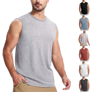 <b>Men</b>’s Sleeveless Tank <b>Top</b> Gym Training Workout <b>Muscle</b> Fit Breathable Athletic Apparel Supplier Summer Tank <b>Top</b> Plain Tank <b>Top</b> - Product Image 2