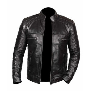 2026 Trending <b>Genuine</b> <b>Leather</b> <b>Jacket</b> for Men High Quality <b>Leather</b> <b>Jacket</b> Manufacturer Moto Style Waterproof Breathable - Product Image 4