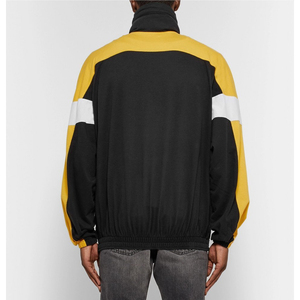 Hoodie Homme Demi-Zip à Blocs de Couleurs, Nouveau Style, Personnalisable, en Polyester et Coton, Haute Qualité, Meilleures Ventes - Product Image 3