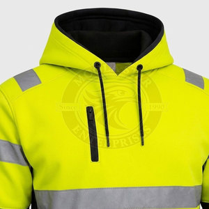 Vestes de sécurité haute visibilité respirantes et imperméables conçues sur mesure pour le personnel de construction, les travailleurs de l'entretien routier, les professionnels du secteur industriel - Product Image 4