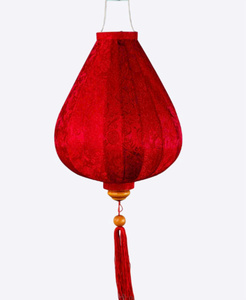 Lanterne en soie vietnamienne authentique, fabriquée à la main à Hoi An, pour l'éclairage domestique et la décoration d'événements culturels - Product Image 2