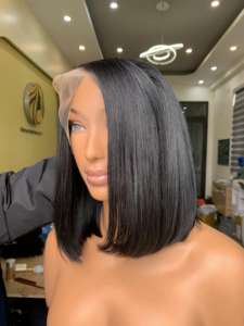 Las pelucas de cabello humano Remy virgen vietnamita 100% más vendidas, trama única de 6 a 16 pulgadas, todos los colores, precio al por mayor disponible - Product Image 3