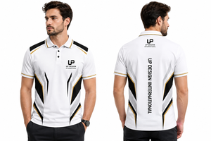 เสื้อโปโลชายสั่งทำพิเศษ 100% โพลีเอสเตอร์ แห้งเร็ว เสื้อกอล์ฟปักโลโก้ ชุดยูนิฟอร์มธุรกิจ ชุดกีฬา ผู้ผลิต OEM ODM - Product Image 4
