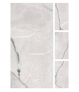 ASTONIA GREY Carreaux de porcelaine polie Onyx Premier Choix 24x48 Surface Brillante Carreaux Vitrifiés Appartement Moderne Céramique Novac - Product Image 1